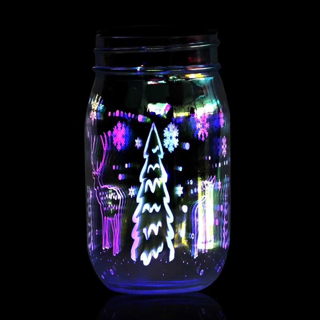 Nye produkter - solar mason jar light for Christmas