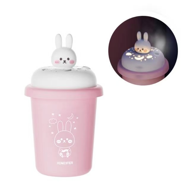 Milk Tea Cup Office USB oppladbar luftfukter Mute