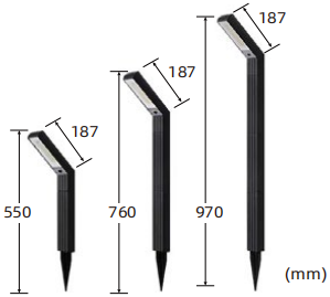 Nye Solar Path Lights med syv fonter