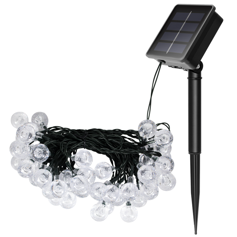 Solar Crystal Globe juledekorasjon String Light