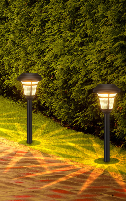 Solar Path Lights For Utendørs Vanntett Hage Light