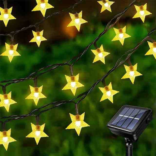 Twinkle Star 50 LED Solar String Lights