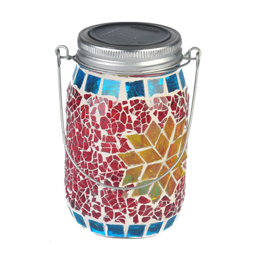 solar mason jar streng lys